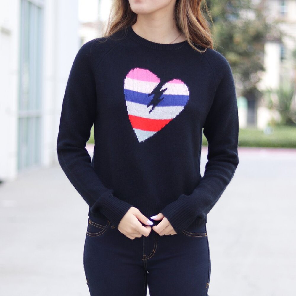 NWT - Zadig & Voltaire Baly Bis Cashmere Sweater (#10323)